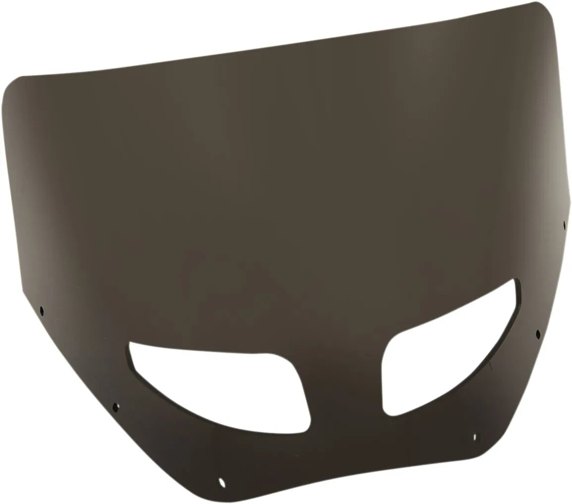 Memphis Shades Road Warrior 11" Windshield – Dark Smoke (with ventilation)