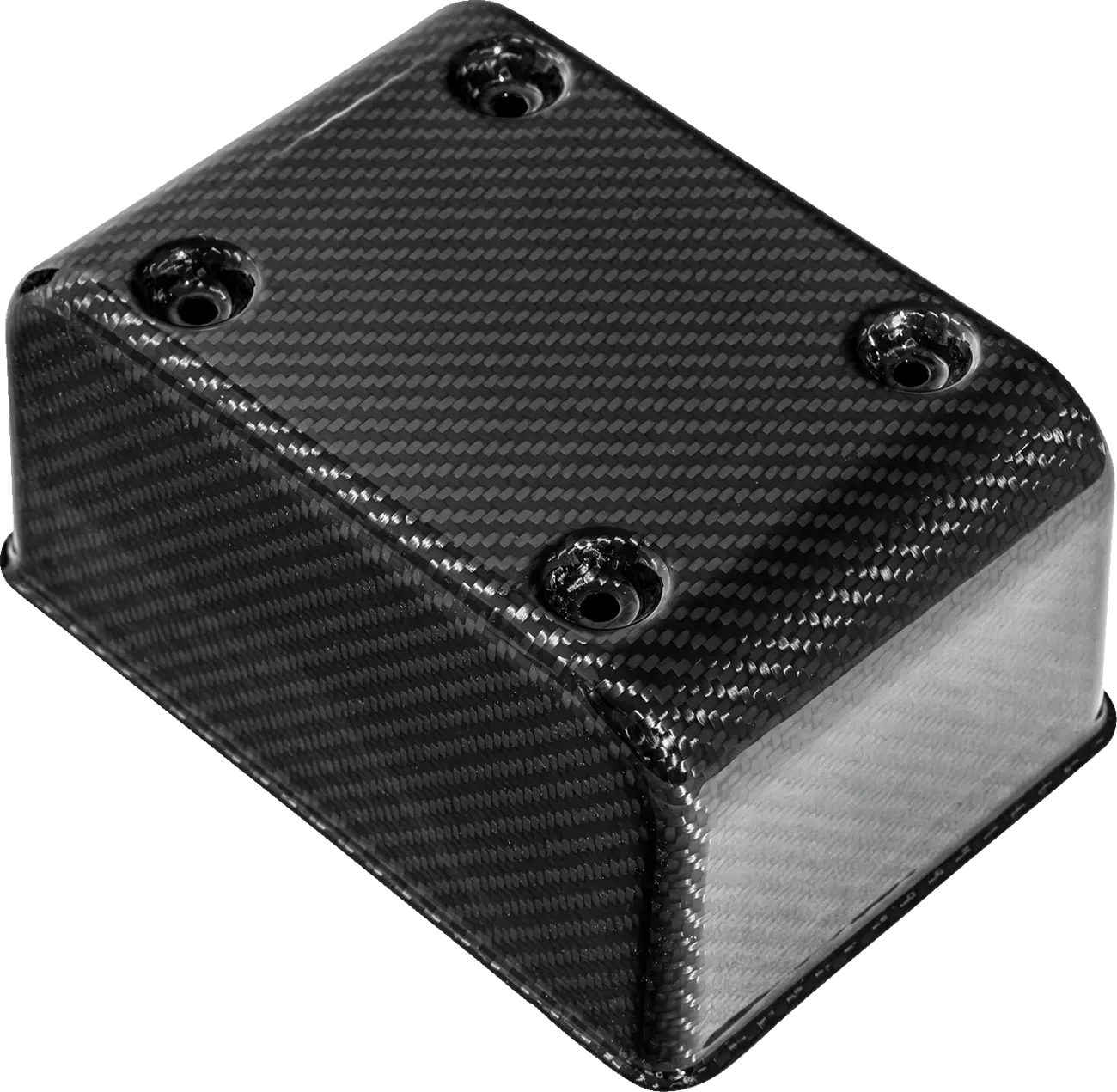 SADDLEMEN – Cover Fuse Box, Carbon Fiber, Glossy