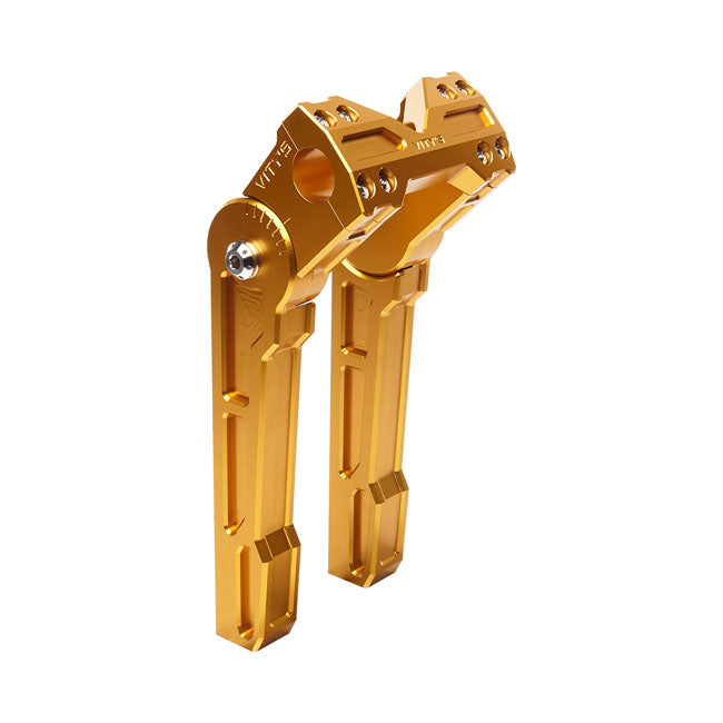 Vity's Design 8" Adjustable Risers, 1" (25.4mm) Handlebar - Gold