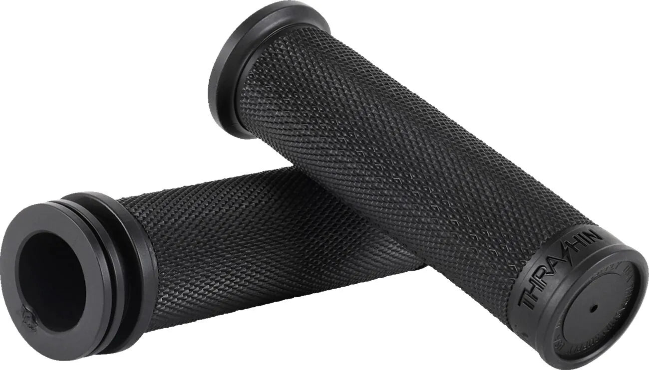 THRASHIN SUPPLY CO. – Moto Grip 1" Slim, Black