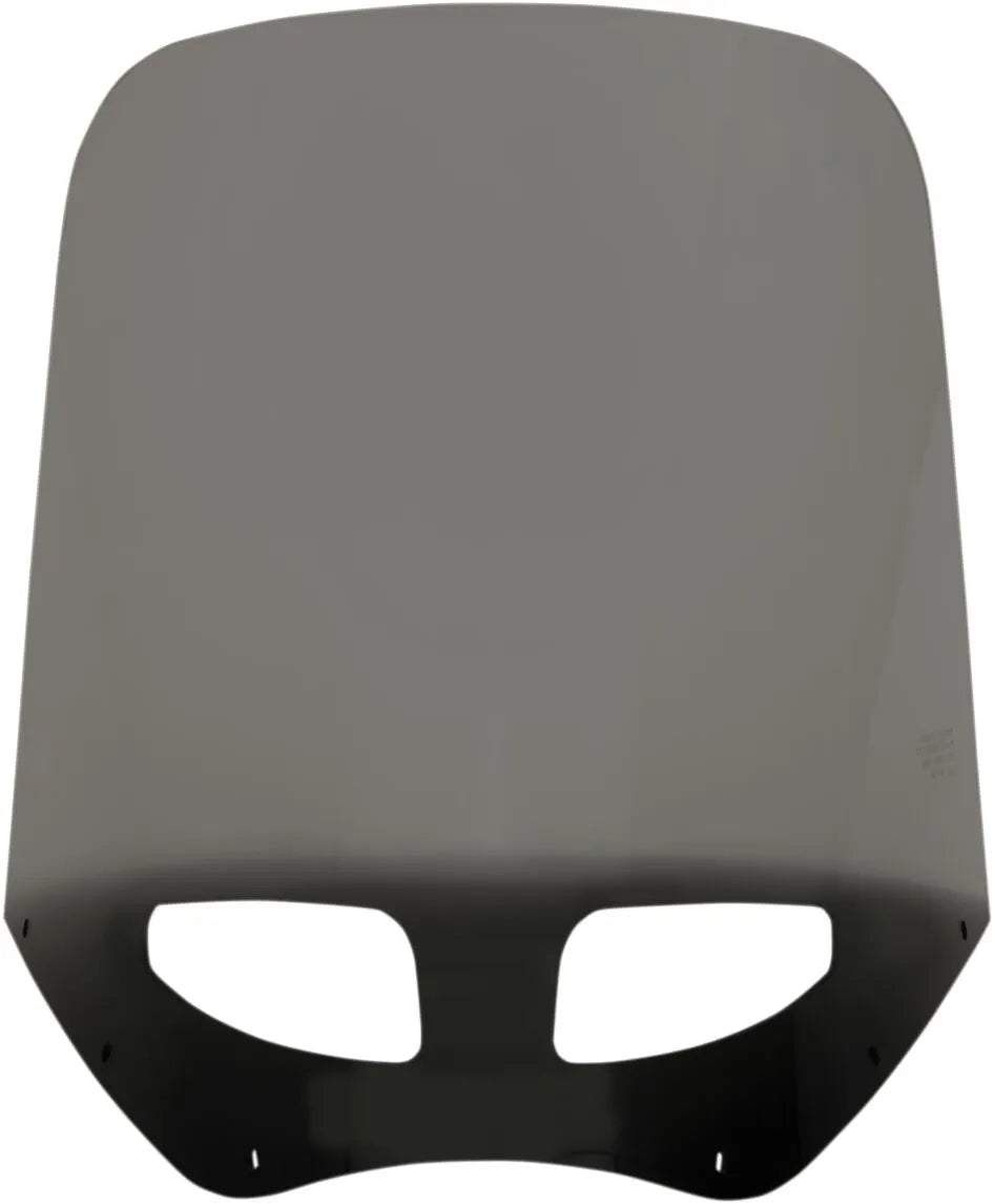 Memphis Shades Road Warrior 17" Windshield – Black Smoke (with ventilation)
