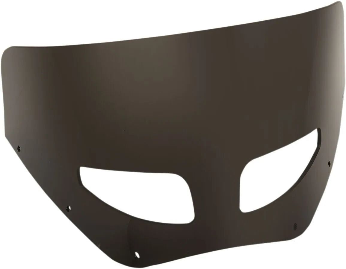 Memphis Shades Road Warrior 9" Windshield – Dark Smoke (with ventilation)