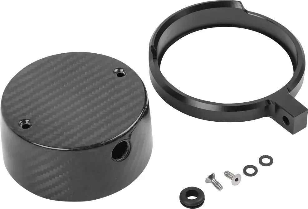 THRASHIN SUPPLY CO. – Speedometer Relocation Kit FXLRS – Carbon/Black