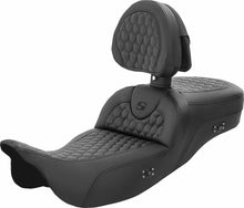 SADDLEMEN Seat – Roadsofa™ for Touring 2008 and up – HC – Heated – w/ Backrest