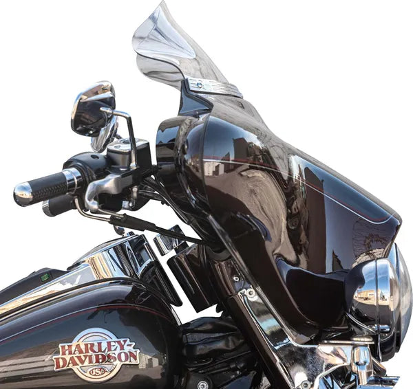 KLOCK WERKS FLH 1996–2013 Flare Windshield, 6.5" – Clear