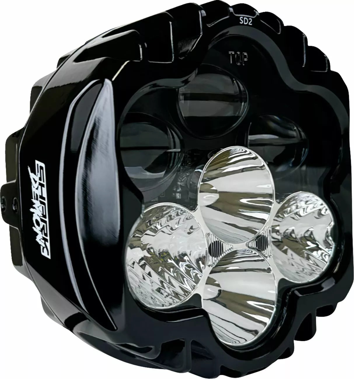 CUSTOM DYNAMICS 7" – ECE Approved Shark Demon LED Headlight,