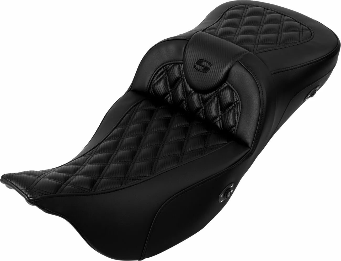 SADDLEMEN SEAT ROAD SOFA - Touring 2008 onwards - CARBON LS - HEATED