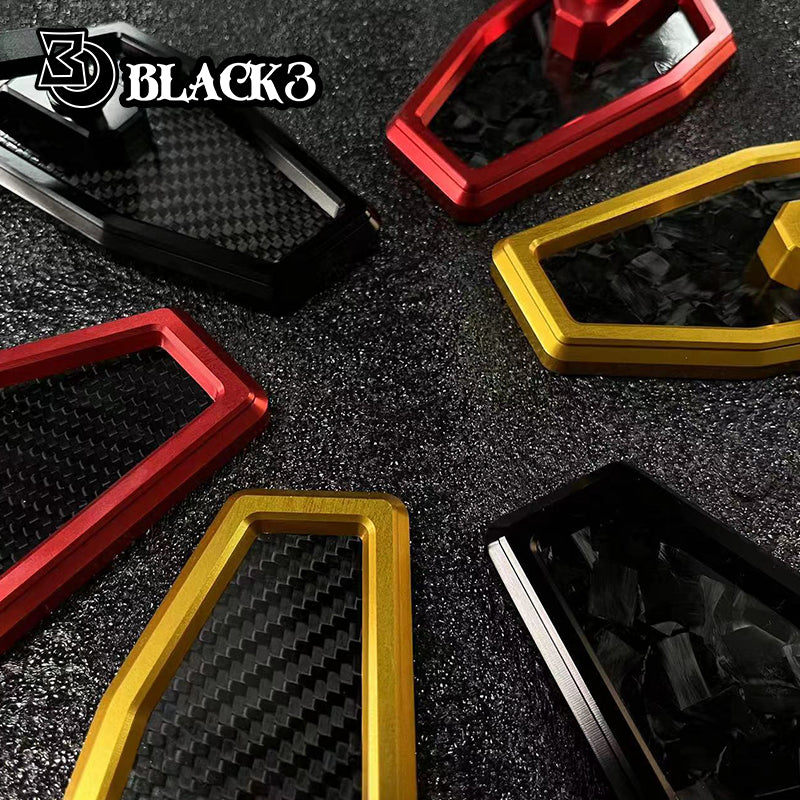 Black3 Carbon Mirrors / Multiple Colors