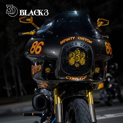 Black3 Carbon Mirrors / Multiple Colors