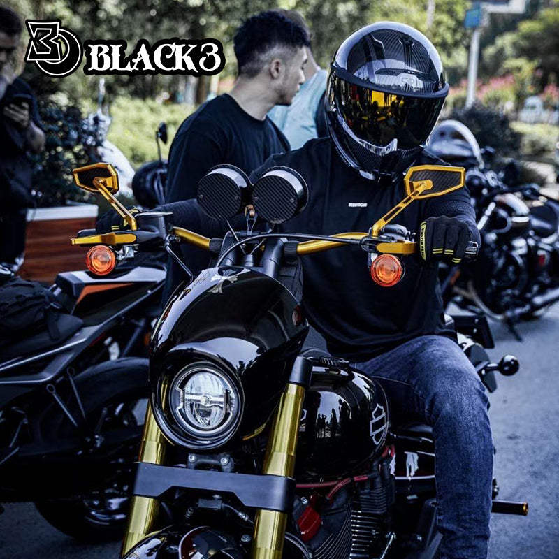 Black3 Carbon Mirrors / Multiple Colors