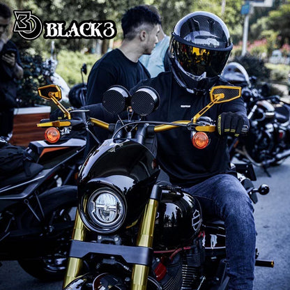 Black3 Carbon Mirrors / Multiple Colors