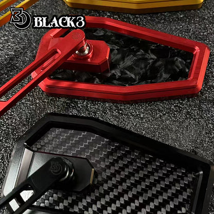 Black3 Carbon Mirrors / Multiple Colors