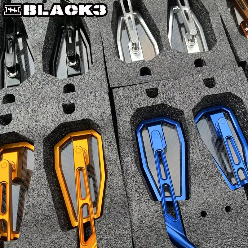 Black3 Carbon Mirrors / Multiple Colors