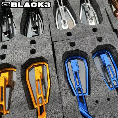 Black3 Carbon Mirrors / Multiple Colors