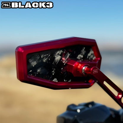 Black3 Carbon Mirrors / Multiple Colors