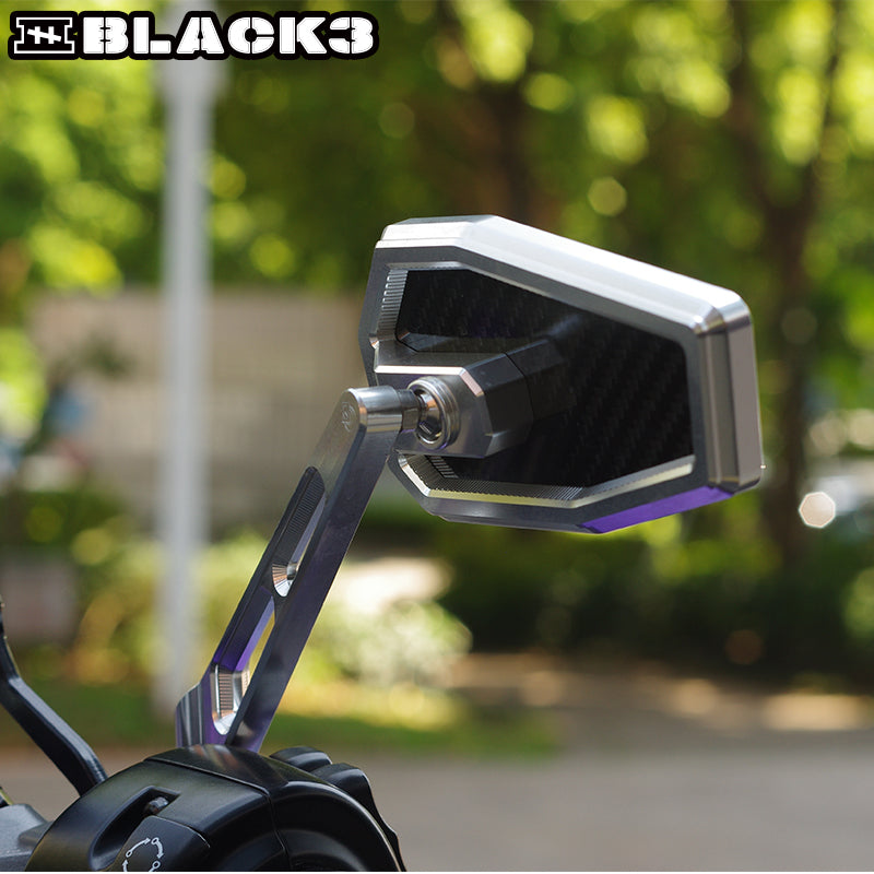 Black3 Carbon Mirrors / Multiple Colors