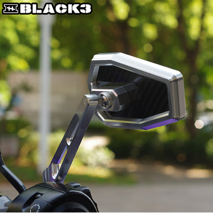 Black3 Carbon Mirrors / Multiple Colors