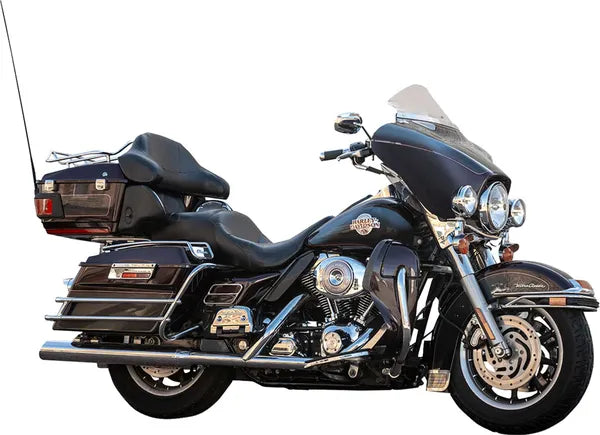 KLOCK WERKS FLH 1996–2013 Flare Windshield, 6.5" – Clear