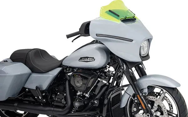 KLOCK WERKS FLH 2023+ Flare Windshield, 8" – Green Ice