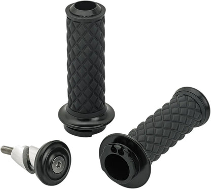 Biltwell AlumiCore Grip – Dual‑Cable (Black)