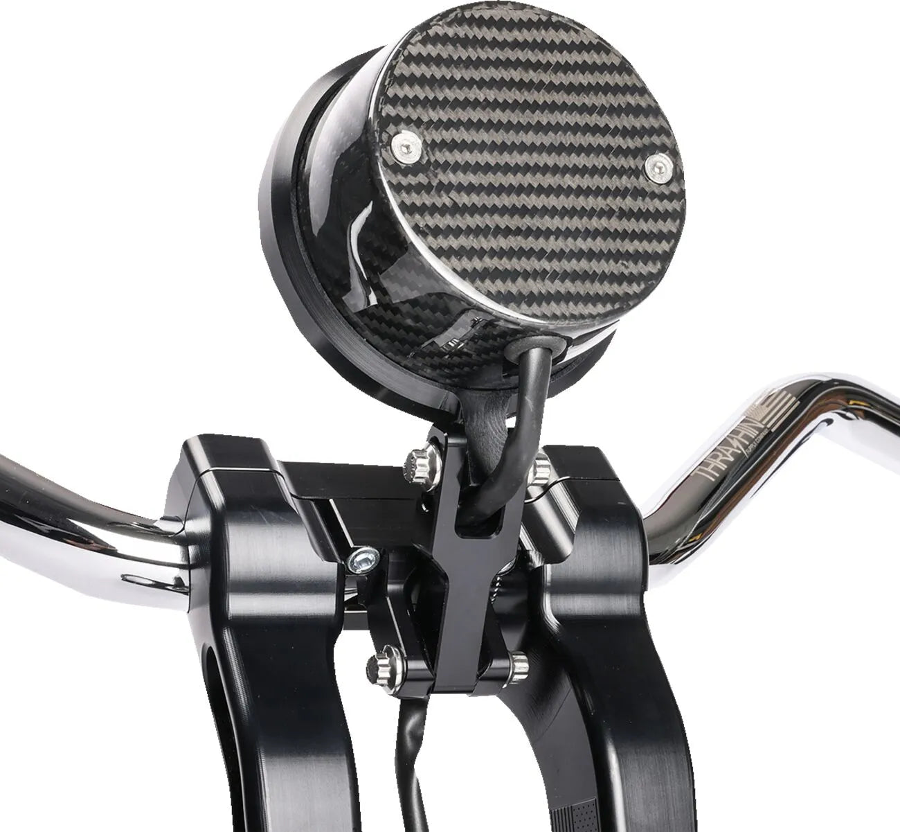 THRASHIN SUPPLY CO. – Speedometer Relocation Kit FXLRS – Carbon/Black