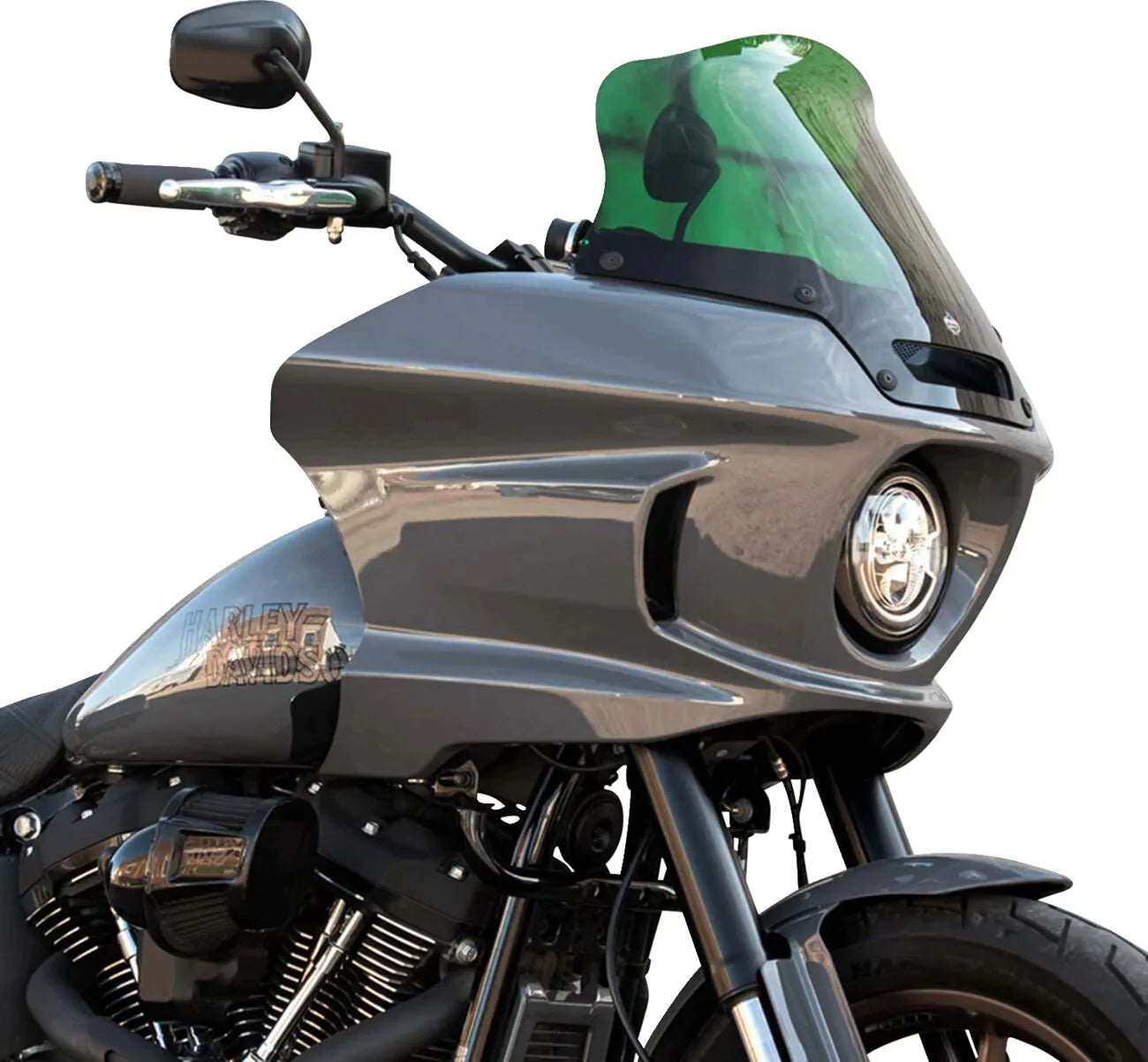 Klock Werks Flare™ Windshield 8" Green