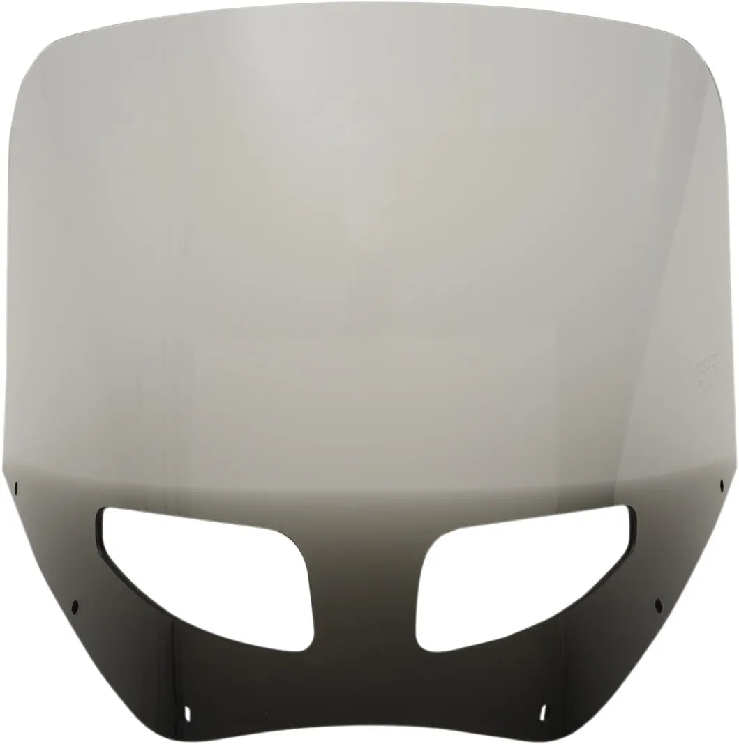 Memphis Shades Road Warrior 13" Windshield – Black Smoke (with ventilation)