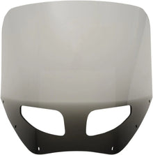 Memphis Shades Road Warrior 13" Windshield – Black Smoke (with ventilation)