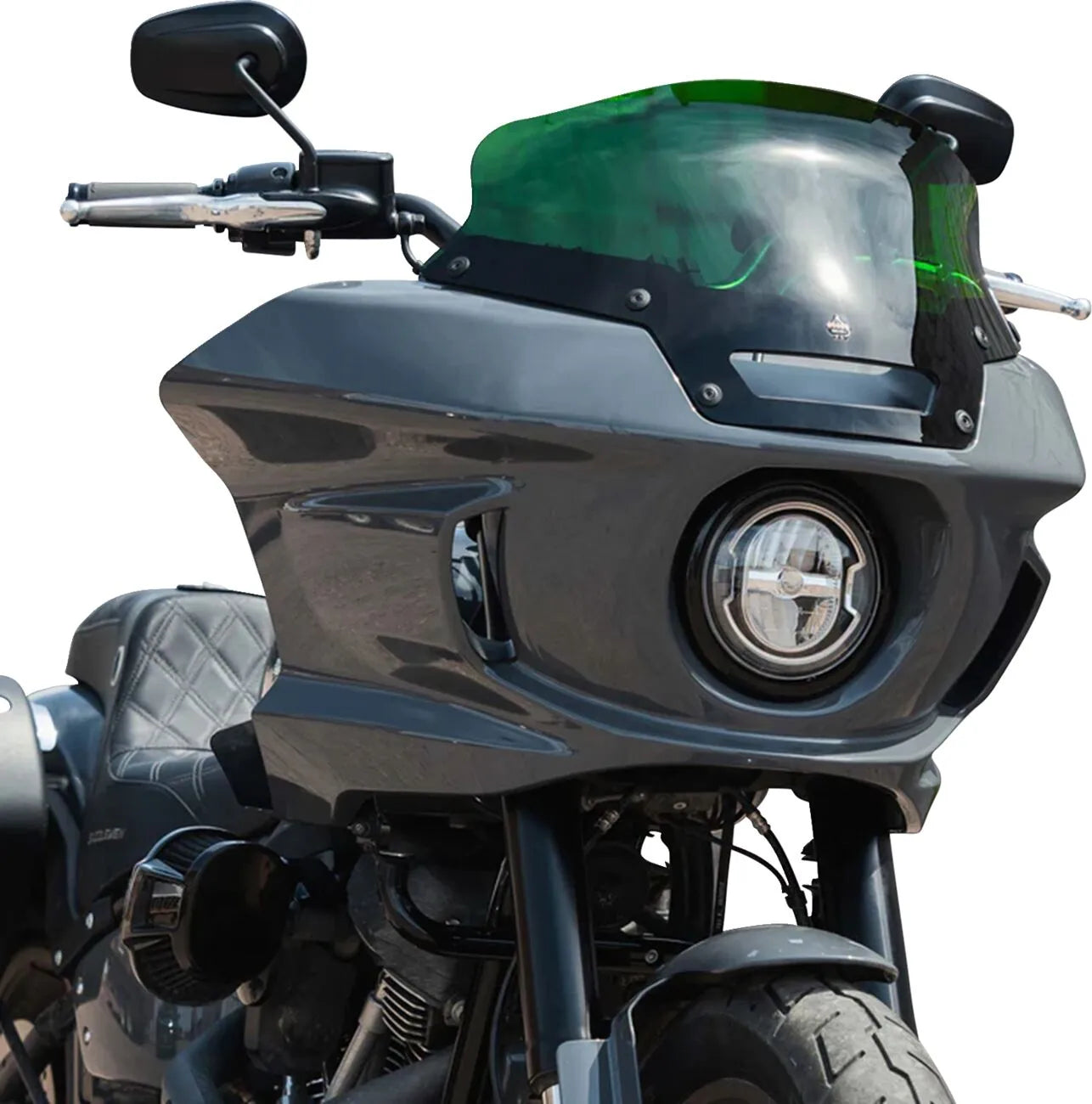 Klock Werks Flare™ Windshield 6" Green