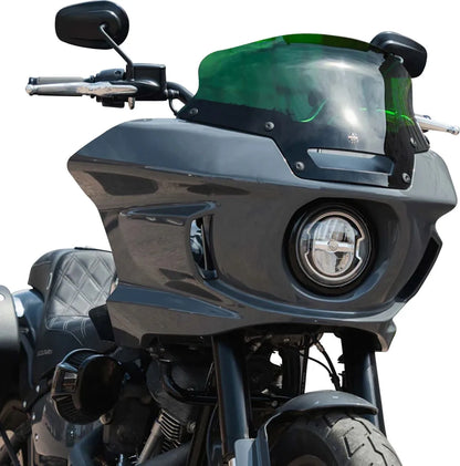 Klock Werks Flare™ Windshield 6" Green