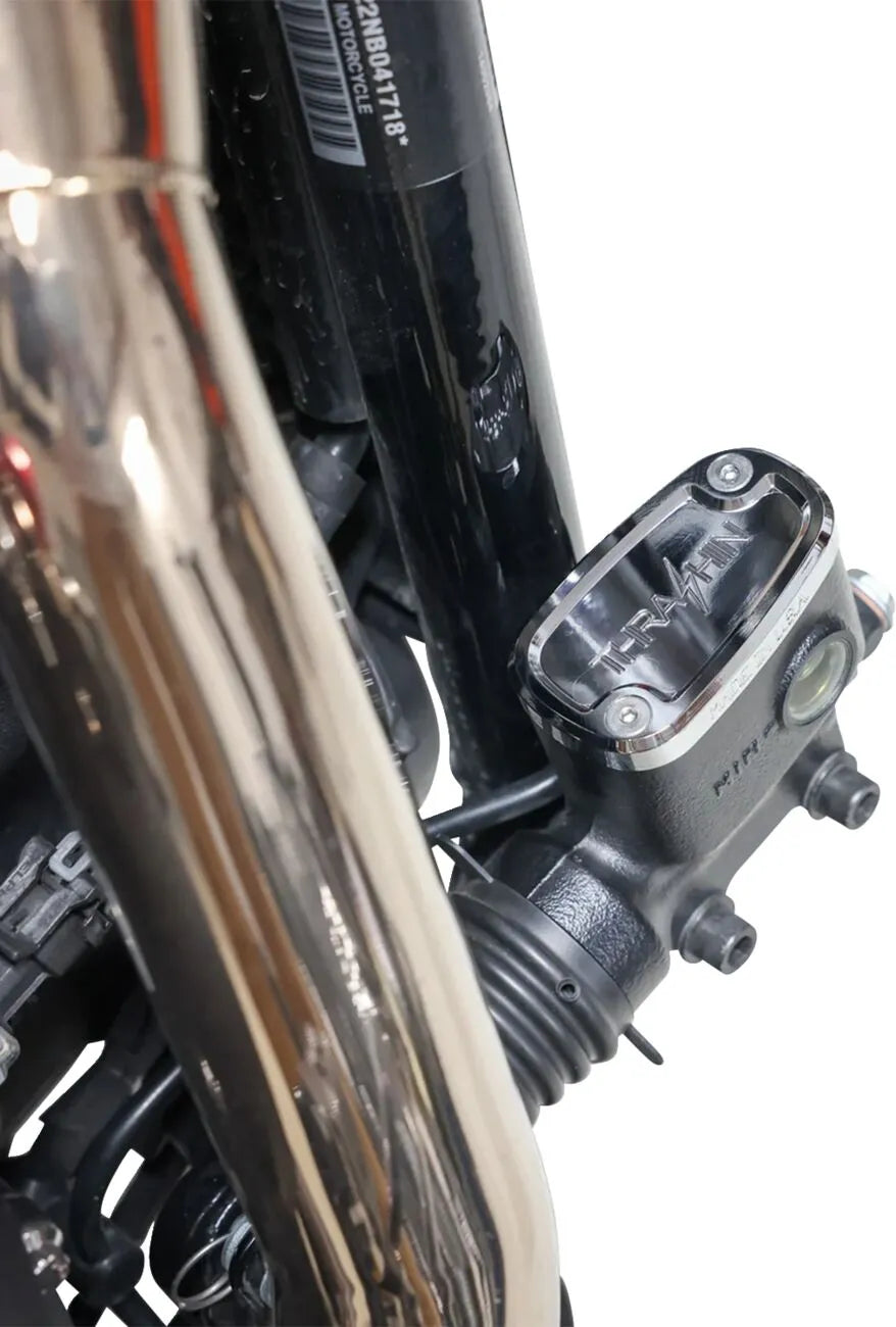 THRASHIN SUPPLY CO. – Rear Brake Fluid Reservoir Cap, Chrome (18+ Softail)