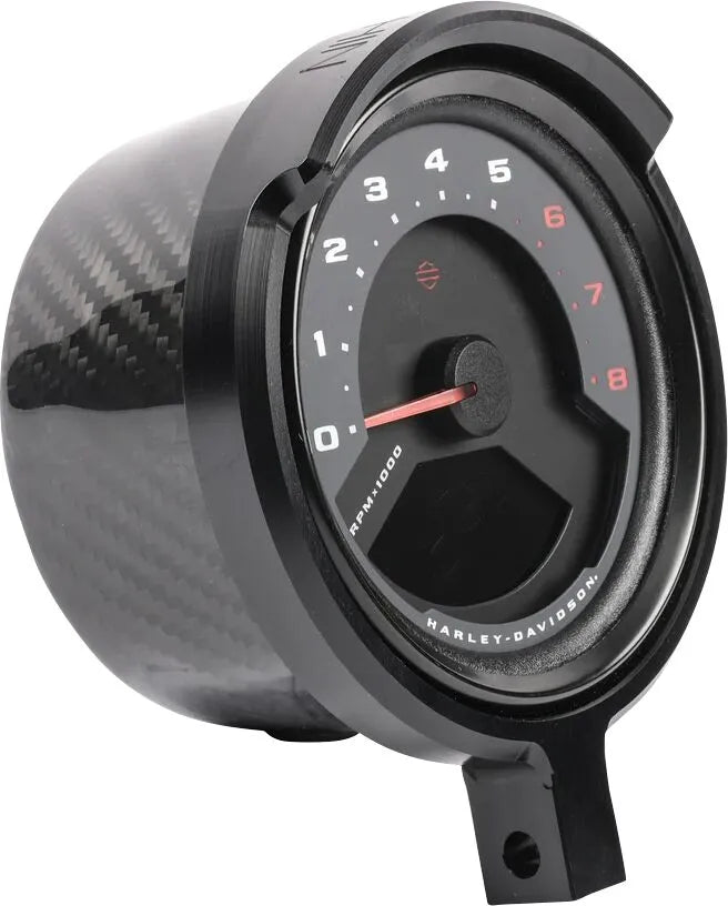 THRASHIN SUPPLY CO. – Speedometer Relocation Kit FXLRS – Carbon/Black