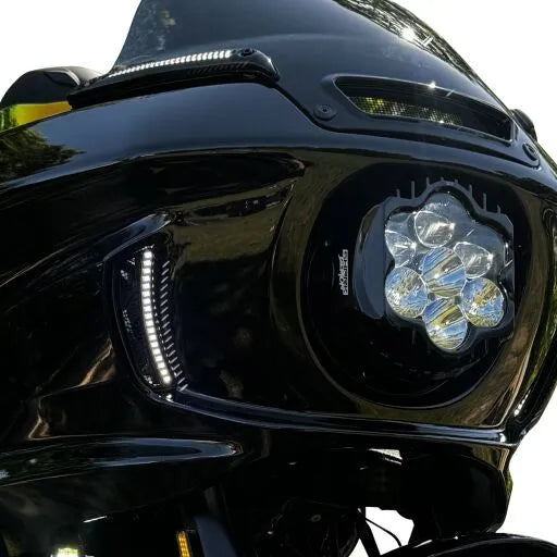 CUSTOM DYNAMICS ECE Compliant Shark Demon™ 2 LED Headlight