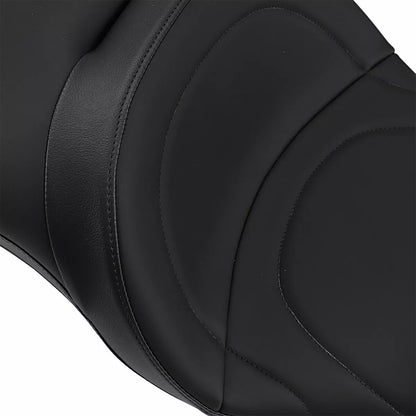Touring 2009 to 2024 2-Person Leather Seat - Backrest Compatible