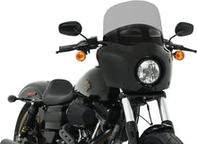 Memphis Shades Road Warrior 11" Windshield – Black Smoke (with ventilation)