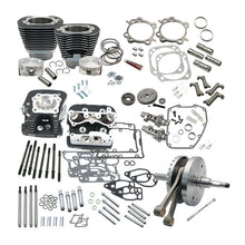 S&amp;S, 124" Twin Cam Softail Hot Set-Up Kit with Cylinder Heads – Black