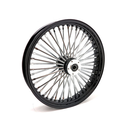 MCS radial 48 fat spoke front wheel Size: 3.50 x 21 Color: DF black