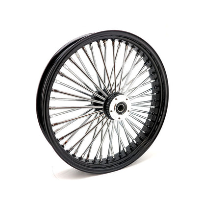 MCS radial 48 fat spoke front wheel Size: 3.50 x 21 Color: DF black