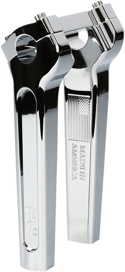 THRASHIN Supply 8" Straight Risers – Chrome