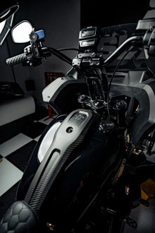 SLYFOX DASH PANEL CARBON FIBER, BLANK/Without Logo