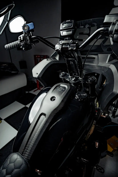 SLYFOX DASH PANEL CARBON FIBER, BLANK/Without Logo