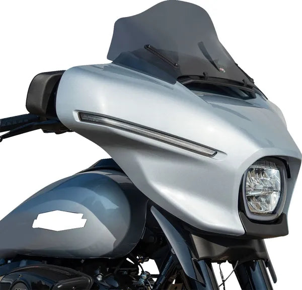 KLOCK WERKS FLH 2023+ Flare Windshield, 10" – Dark Smoke