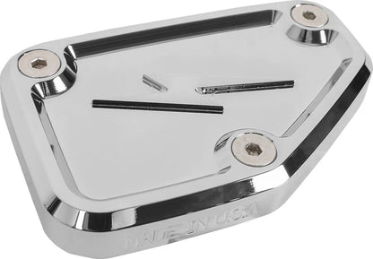 THRASHIN SUPPLY CO. – Front Brake Fluid Reservoir Cap, Chrome ('24 Touring)
