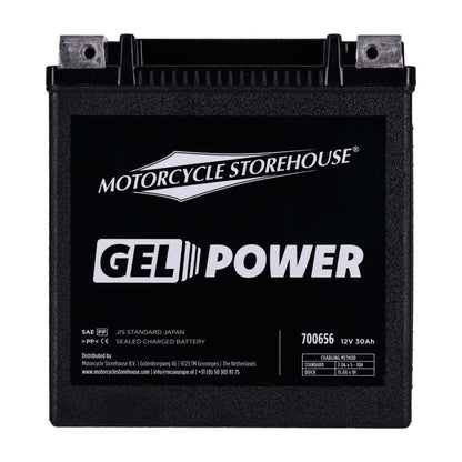 MCS, Nano Series sealed GEL battery. 12V, 30Ah, 416CCA