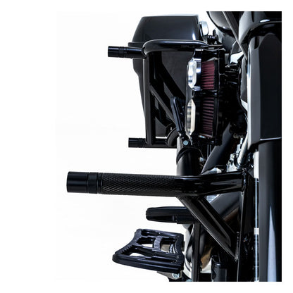 Burly Brand, Brawler crash bar kit Touring. Front. Black