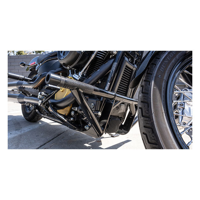 Burly Brand Brawler Crash Bar Kit – Front | M8 Softail | Black