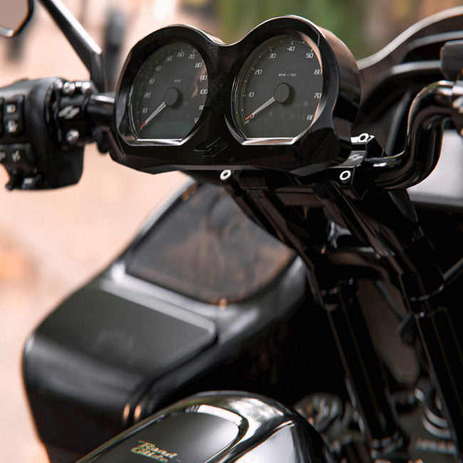 Kraus Road Glide Gauge Bezel – LUX Face (Black)