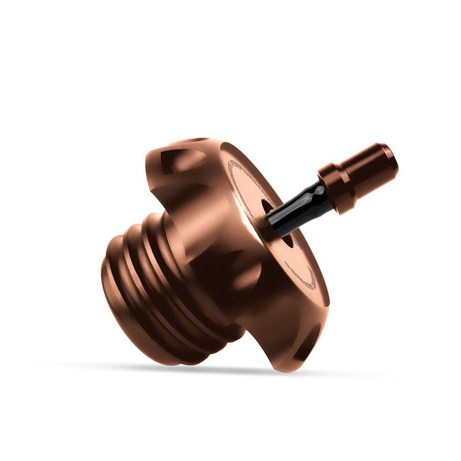 HeinzBikes, performance fuel cap. Brass