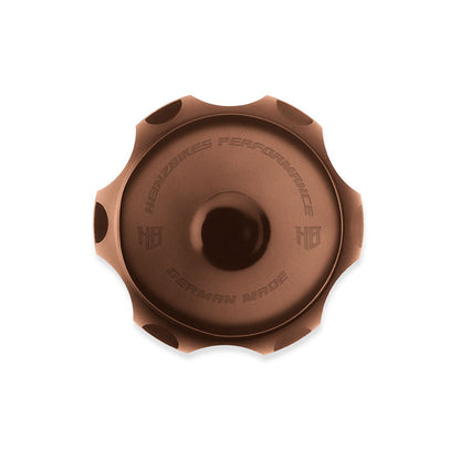 HeinzBikes, performance fuel cap. Brass