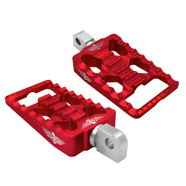 HeinzBikes, MX Driver Footpegs V1. Red